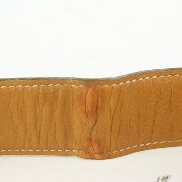 Hermès 32mm Reversible H Logo Belt Kit Brown x Gold 1H124 main image 4